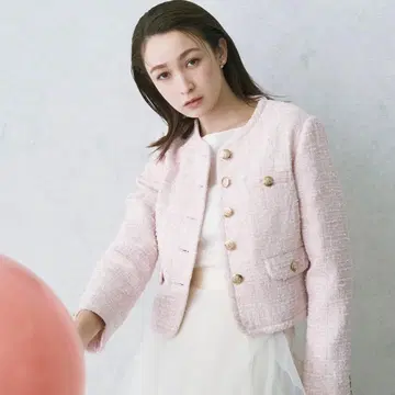 미사용 새상품 셀포드 파이핑 숏 자켓 LPNK 38