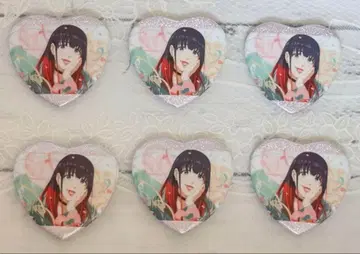 WIND BREAKER 하트형 글리터 캔뱃지 츠바키노 유