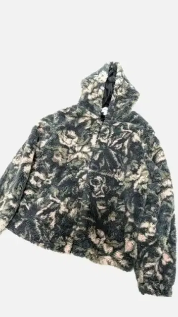 thisisneverthat Floral Faux Fur Jacket