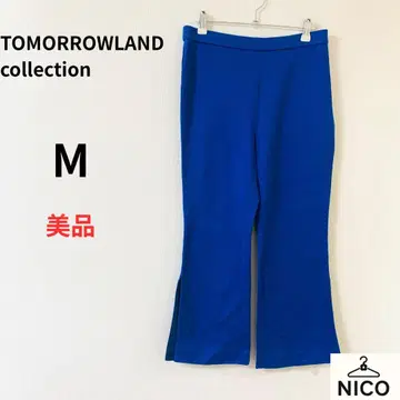 TOMORROWLAND collection 코튼 플레어 팬츠 블루