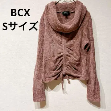 BCX [ S ] 핑크 카라 부착 스웨터