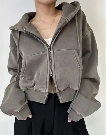 efu VINTAGE SHORT HOODIE