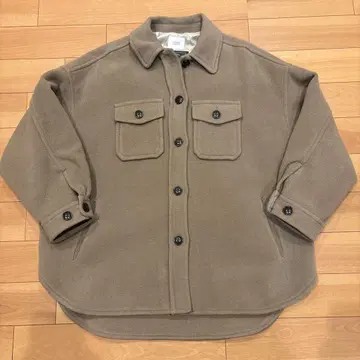 LOWRYS FARM 메리노스에어 셔츠 자켓 브라운