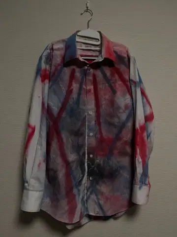 리메이크 셔츠 펑크 y2k 유니언 잭 체인 락