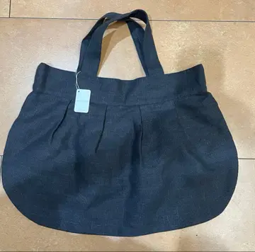 새상품 fog linen work 린넨 100% 백 블랙 포그린워크