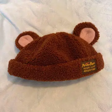 디즈니 피터팬 잃어버린 아이들 팬캡 브라운 곰