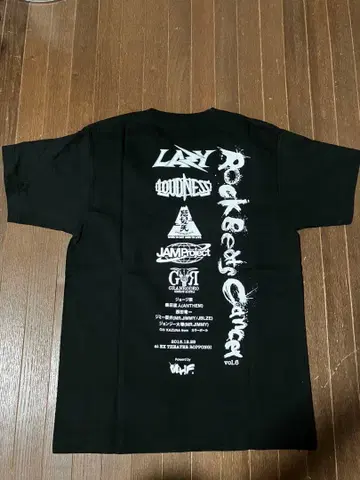 Rock Beats Cancer 티셔츠 블랙 LOUDNESS LAZY