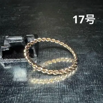 빈티지 패션 반지 골드 17호 트위스트 반지 얇은 반지