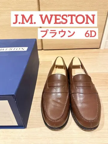 J.M.WESTON 180 시그니처 로퍼 브라운 6D