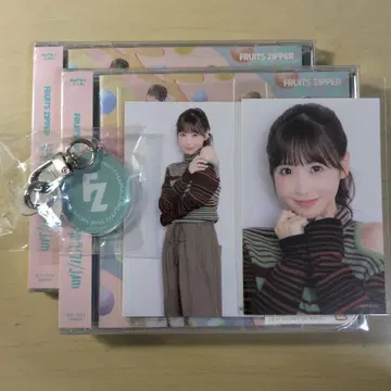 FRUITS ZIPPER 사쿠라이 유이 스티커 키링 CD 5종 세트