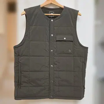 새상품급 THE NORTH FACE 올리브 그린 다운 베스트 XL