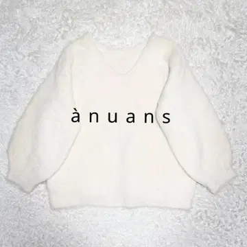 새상품급 anuans 2way 알파카 혼방 니트 풀오버 정가 2.5