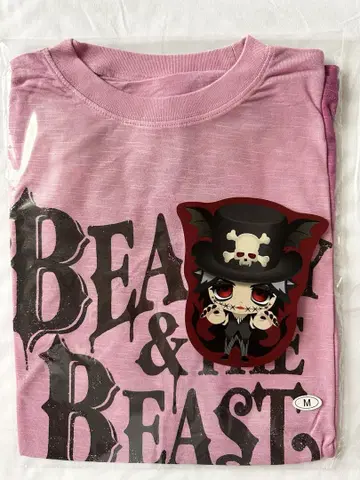 BEAUTY & THE BEAST 티셔츠 핑크 M 사이즈