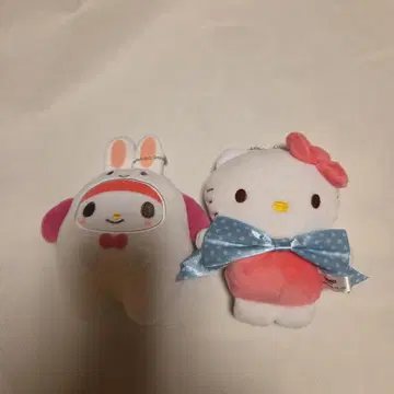 산리오 헬로키티 봉제 인형 키링 마이멜로디