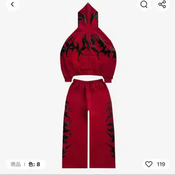 TWICE strategy 풍 후드티 저지 셋업