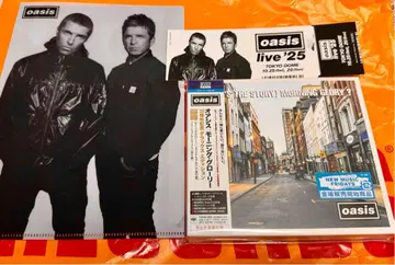 oasis 모닝 글로리 CD&메모리얼 티켓&클리어 파일