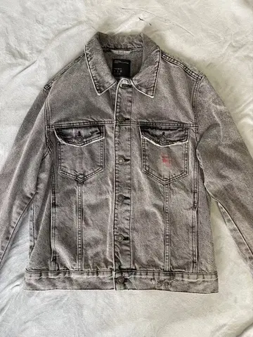 버쉬카 bershka 그레이 데님 자켓