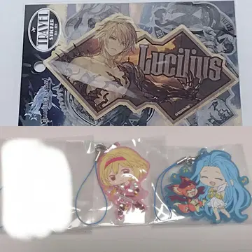 그랑블루 판타지 그라 루시퍼 트래블 스티커 클리어 러버