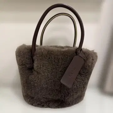 muku 브라운 토트백