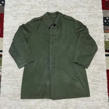 70s 빈티지 폴란드군 스텐카라 코트 실물