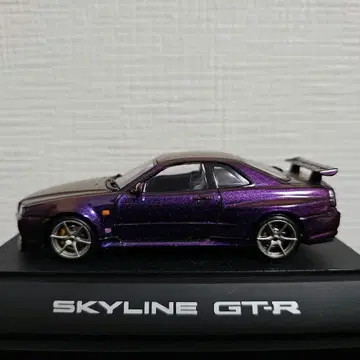 EBBRO SKYLINE R34GTR 퍼플 1/64 미니카