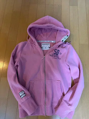 SUPERDRY 후드티 핑크 UK12