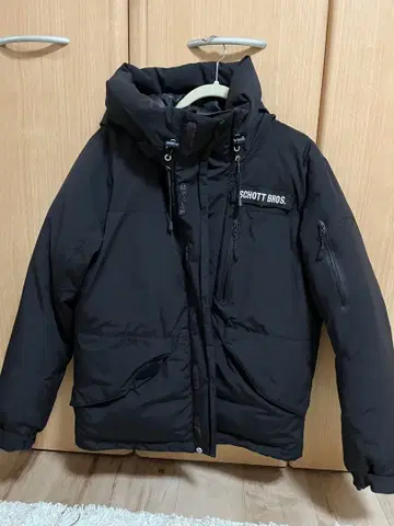 SCHOTT BROS. 블랙 다운 자켓 M 사이즈