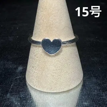 빈티지 패션 반지 실버 15호 하트 반지 귀여운 반지