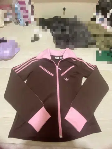 adidas 브라운 핑크 저지