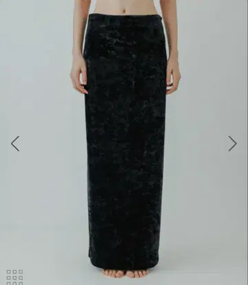 [ yo BIOTOP ] Velor long tight skirt