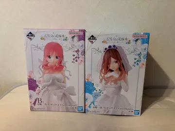 5등분의 신부 제일복권 피규어 2체 세트