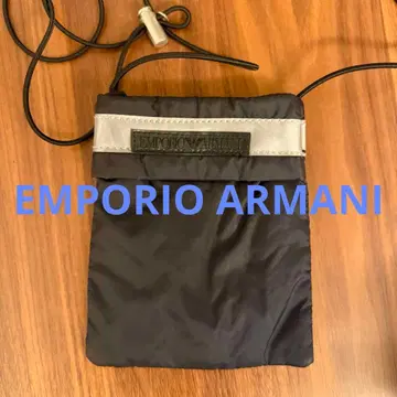 90s EMPORIO ARMANI 숄더백 블랙