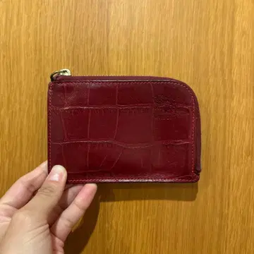 일비종떼, 버건디 가죽 코인 케이스