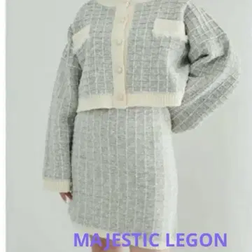 (가격 인하) 마제스틱 레곤 트위드 니트 & 원피스