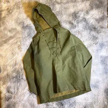 40's U.S.NAVY 빈티지/N-2 데크 레인 파카