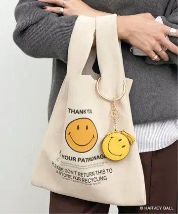 L'Appartement굿 리프 SMILE SHOPPER'S BAG