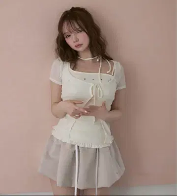 [정품] ANDMARY Claire set tops ivory