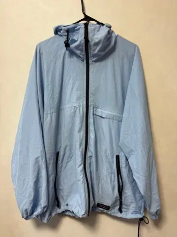 L.L.Bean 스카이블루 후드 부착 나일론 자켓