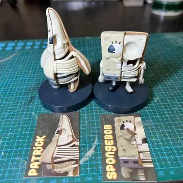 스펀지밥 Mighty Jaxx 피규어 2체 세트