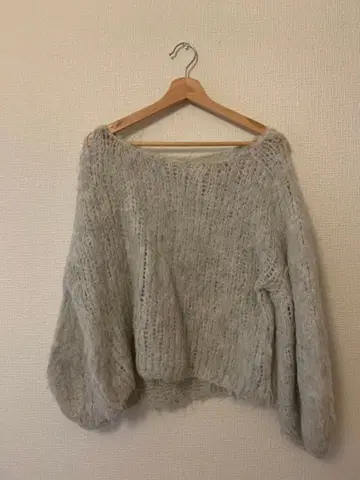 하쿠지 니트 그레이