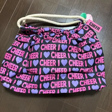 미사용 새상품 [ CHEER ] 치어 숄더 리버서블 에코백