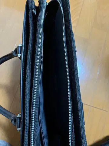 비즈니스 백 블랙 나일론 가죽