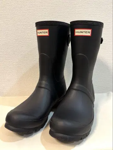 [ HUNTER ] 오리지널 숏부츠 블랙 24cm