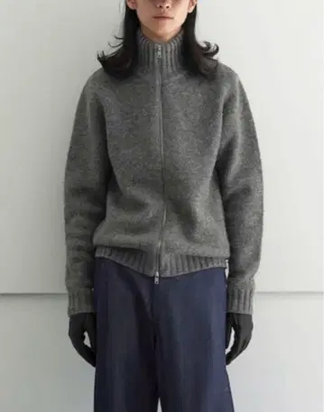 KAIKO SHRINK ZIP CARDIGAN