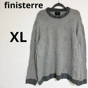 finisterre 긴팔 니트 스웨터 [ XL ] 그레이 계열
