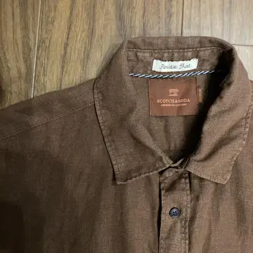 SCOTCH&SODA 반팔 셔츠 브라운 S 사이즈