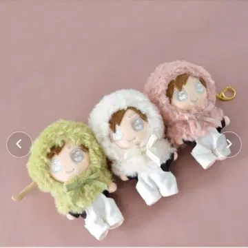 덕질 봉제 인형 카 활동 옷 갈아입기 판초 경단 삼색 경단