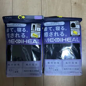 워크맨 MEDIHEAL 블랙 룸웨어 L 사이즈