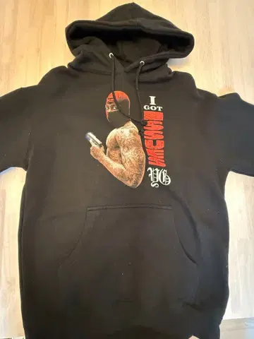 4HUNNID I GOT ISSUES V2 HOODIE (BLACK)