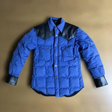 FLAT HEAD 다운 자켓 34 사이즈 파랑